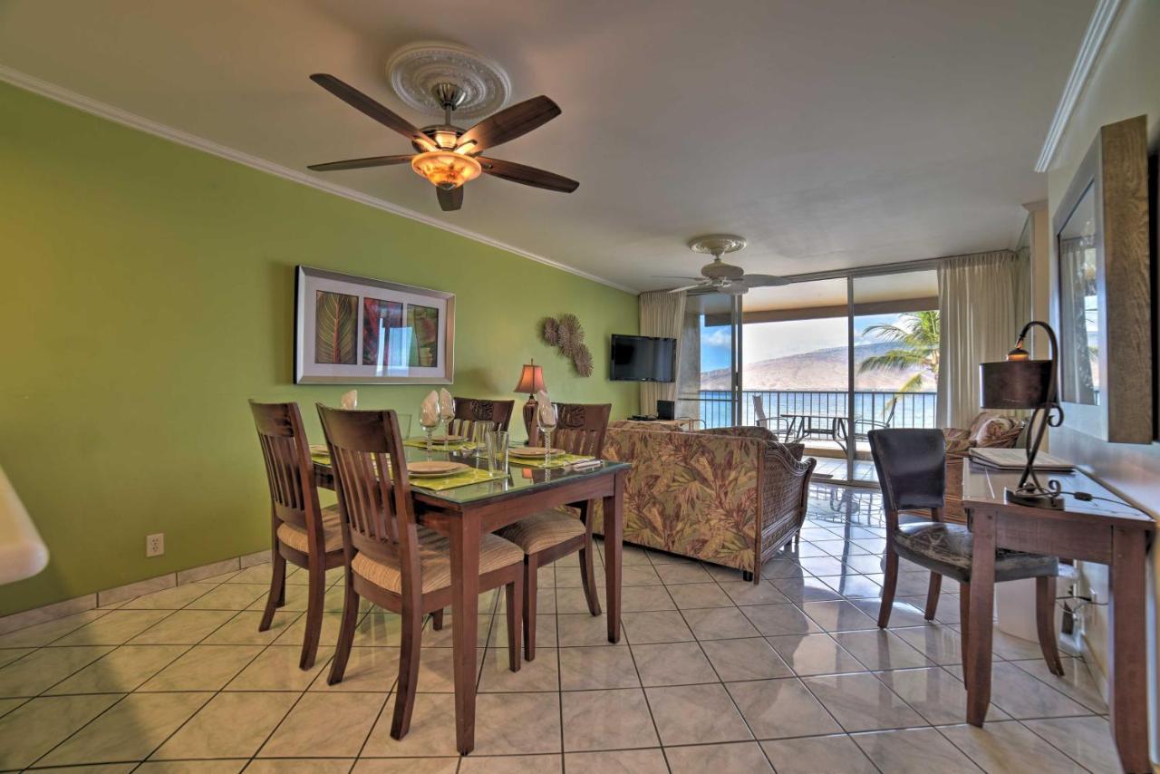 Beachfront Kihei Sanctuary With Lanai And Ocean Views! מראה חיצוני תמונה